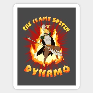 The Flame Spitin Dynamo Sticker